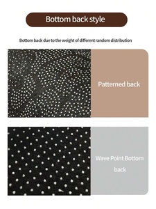 Alfombra de terciopelo con estilo Wabi-Sabi suave al tacto insonorizada antideslizante plegable para sala de estar mesa de café dormitorio - Product Image 6