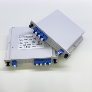 ตัวแยกสัญญาณออปติคอล PLC แบบเสียบปลั๊ก 1x8 LC UPC ยอดขายดี ลดการสูญเสียสัญญาณในการเชื่อมต่อ สำหรับเครือข่ายไฟเบอร์ - Product Image 6