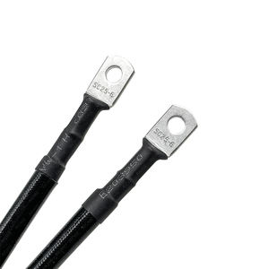 รถกอล์ฟสายแบตเตอรี่ซิลิโคนสายแบตสีดำเชื่อมต่อกันสายเชื่อม100% ทองแดงสำหรับรถกอล์ฟอินเวอร์เตอร์พลังงานแสงอาทิตย์ - Product Image 4