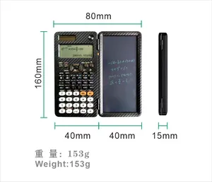 Calcolatrice di funzioni di 552 di produzione nuova calcolatrice di batteria solare 991EX calcolatrice tappetino di scrittura