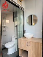 Grande maison préfabriquée extensible de 20 pieds ou 40 pieds, deux chambres, en vente, maison préfabriquée portable, maison résidentielle portable
