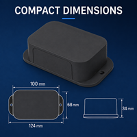 Caja de Conexiones de Plástico ABS para Router WiFi, Caja de Protección para Gateway Inalámbrico, Montaje en Pared, IP54, 100*68*34mm, para Hogar Inteligente IoT