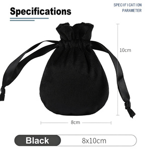 ถุงผ้ารูดเชือกแบบกำหนดเองขายส่ง IDEA GIFT พร้อมโลโก้ ถุงเก็บเครื่องประดับกันฝุ่น ถุงของขวัญกำมะหยี่ขนาดเล็กแบบรูดเชือกสำหรับใส่เครื่องประดับ - Product Image 3