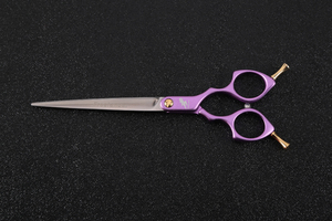 "6.0 6.5 7.0 pouces Toilettage Ciseaux De Coiffure Ciseaux Plat Cisaillement Barber Aéronautique Spéciale En Aluminium En Acier Inoxydable <span class=keywords><strong>Type</strong></span> Dents" - Product Image 3