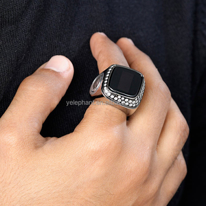 Iqibla M02 Premium Pro Schmuck Stein Metall Elektronisch Wasserdicht Digital <span class=keywords><strong>Finger</strong></span> Tasbih Tasbeeh Counter Zikir <span class=keywords><strong>Ring</strong></span> - Product Image 4