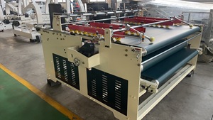 Press Type Semi Automatic Lock Bottom Corrugated Box <b>Folder</b> Gluer Pressing Gluing Machine - Product Image 4
