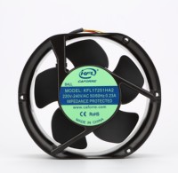 Ventilateur axial CA en gros de 7 pouces (172x150x51mm) à 5 pales, 172mm, 110V 220V 380V, haut débit d'air (220CFM), pour armoire, onduleur, CPU, CNC, avec roulement à billes