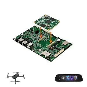 Single Board Computer Linux IMX8M Support CAN UART USB Ethernet Port Arm Embedded Motherboard