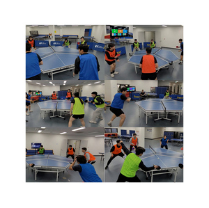 Warehouse Best Multiple People Play Promoción Producto Entretenimiento Ejercicio Plegable [HEXA TRIO] Mesa de tenis de mesa hexagonal - Product Image 1