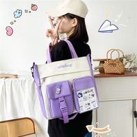 Nouveau design, vente en gros de grands sacs à bandoulière pour étudiants, livre, sac à dos pour filles, sac fourre-tout en toile