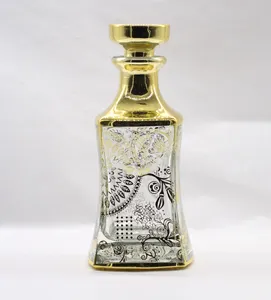 Botella de cristal con grabado uv de alta calidad, 150ml, 250ml, perfume, oud, aceite y perfume