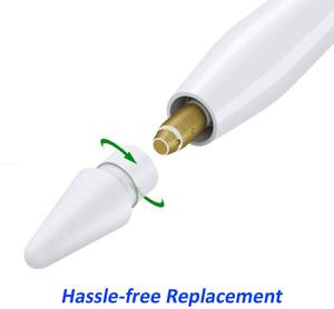 Punta de lápiz de repuesto de <span class=keywords><strong>puntas</strong></span> de alta sensibilidad, <span class=keywords><strong>puntas</strong></span> de Punta adicionales <span class=keywords><strong>para</strong></span> lápiz <span class=keywords><strong>Apple</strong></span> de 1ª y 2ª generación (2H) - Product Image 3