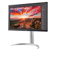 Monitor L-G 27UP850K-W de 27 Pulgadas UHD 4K IPS, 95% DCI, DisplayHDR 400, Soporte Ergonómico, Altavoces Integrados, para Oficina y Juegos