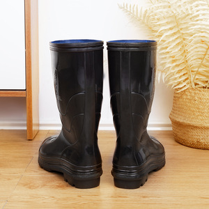 Bottes <span class=keywords><strong>de</strong></span> pluie à mi-mollet pour la <span class=keywords><strong>sécurité</strong></span> au travail, résistant à l'usure, construction spéciale pour les chantiers <span class=keywords><strong>de</strong></span> construction, <span class=keywords><strong>chaussures</strong></span> imperméables pour hommes - Product Image 3