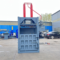 Presse à balles hydraulique verticale automatique pour papier usagé, contrôle PLC, haute sécurité, compacteur de carton industriel