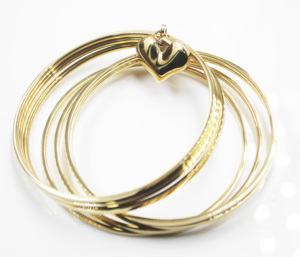 BMZ-pulsera de primera calidad para mujer, brazalete de oro inoxidable, el mejor pulido, calidad superior, 7 piezas, 2022-5 - Product Image 4