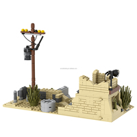 NOUVEAU Militaires Guerres Nature sauvage Champ de bataille Modèle d'action DIY Cadeau WW2 MOC Blocs de construction Jouets pour enfants MOC5068