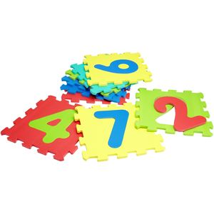 Tappetino Puzzle 9 Pezzi Numeri 10MM 32X32CM - Product Image 1