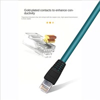 Câble Ethernet M12 à 8 cœurs de type A codé M12 vers RJ45, prise aviation M12 vers câble industriel, haute flexibilité, câble Ethernet pour chaîne de guidage