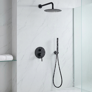 Rubinetto per Vasca da Bagno alla Moda con Singolo Foro, Finitura Nichel Spazzolato, Valvola in Ceramica, <span class=keywords><strong>Antigoccia</strong></span> e Antiperdita - Product Image 2