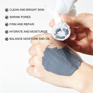 Masques faciaux à la boue Nettoyage en profondeur Éliminateur de points noirs Kit de masque magnétique pour les mains, le nez, les pieds Vegan Sans cruauté Anti-rides Blanchissant - Product Image 5