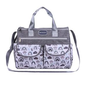 Bolsa de Pañales Azul Cielo, Gran Capacidad, Tela Oxford Resistente al Agua, Bolsa de Maternidad con Cambiador, Primavera 2025 - Product Image 5