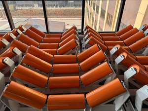 Регулируемые стальные ролики ленточный конвейер для промышленного использования новое состояние силового экрана агрегатная транспортная конструкция - Product Image 3