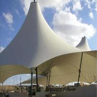 Membrane de toiture en tissu pour structure tendue, ignifuge, enduite de PVC imperméable haute résistance 1050 g/m²