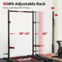 Equipo de Fitness para gimnasio, barra de potencia para interiores, barra de dominadas, estante de sentadillas de entrenamiento ajustable, ejercicio multifuncional para todos los músculos del cuerpo