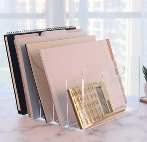 Étagère murale flottante transparente en acrylique pour la présentation de livres à la maison ou au bureau – Vente en gros - Product Image 4