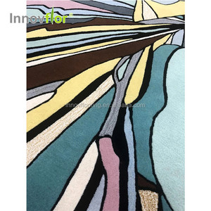 Innovflooring Rosa alfombra de yute de seda persa alfombra alfombras para sala de estar alfombra - Product Image 1
