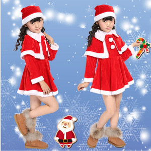 Children's Christmas Costume Santa Outfit Red White Set Performance Dance Wear For <b>Boys</b> Girls Holiday Party Dress <b>Up</b> Clothes - Product Image 4