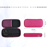 Boîte à ciseaux en PU à paillettes personnalisée mallette à outils colorée et antichoc en EVA mallette à outils portable pour la coupe de cheveux de voyage