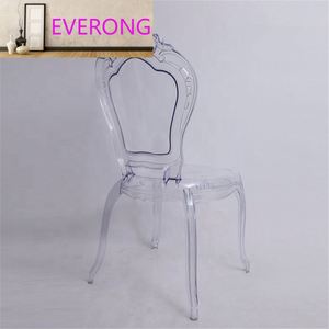 Silla de Boda de Resina Acrílica Transparente Estilo Epoca, para Uso en Interiores y Exteriores, Sala de Estar, Oficina, Comedor, de China - Product Image 4