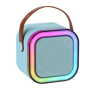 ลำโพงคาราโอเกะแบบพกพา KTV รุ่นดั้ง<span class=keywords><strong>เดิม</strong></span> ลำโพงบลูทูธไร้สาย พร้อมไมโครโฟนคู่ ไฟ RGB - Product Image 3