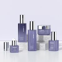 Flacon pompe carré vide personnalisé en verre pour lotion et sérum – Emballage cosmétique pour produits de soin de la peau