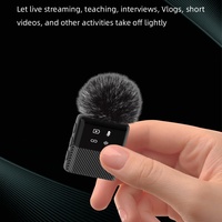 Nouveau kit de vlog, enregistreur vocal, micro cravate, équipement d'enregistrement vidéo, studio musical, équipement de podcast, microphone sans fil miniature 3 en 1