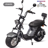 Moto électrique à bas prix 72V 1200W avec pneus larges, batterie au lithium 20A, pour adultes