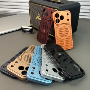 Coques de téléphone magnétiques personnalisées mates à dissipation thermique pour iPhone 17 12 13 14 15 16 Pro Max – Coque de protection rigide sans cadre - Product Image 2