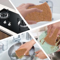 Éponges de cuisine biodégradables en cellulose avec matériau écologique et haute absorption d'eau