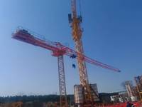 4T 40M Üstü Açık Kule Vinç Düz Tavanlı Kule Vinç İnşaat Vinci Bina Kule Vinç QTP40-HS4010P