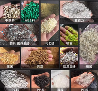 Machine à broyer le plastique pour le savon, le plastique, le verre et les bouteilles