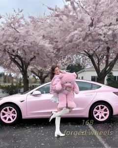 168 Rines de Aleación de Aluminio Personalizados en Forma de Corazón Rosa para Carreras de Arrastre, Rines de 18 Pulgadas para bmw M4 bmw G30 911 Carrera T Carrera S - Product Image 6