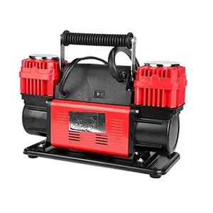 12v carro dois cilindros inflador de pneu off-road de alta potência do carro compressor de ar portátil