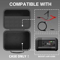 Étui rigide étanche personnalisé avec fermeture éclair pour démarreur de batterie Boost+Air AX65 2000A et compresseur d'air portable