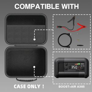 Étui rigide étanche personnalisé avec fermeture éclair pour démarreur de batterie Boost+Air AX65 2000A et compresseur d'air portable - Product Image 2