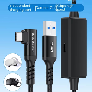 Câble de liaison VR CableCreation 15,4 pieds avec port de charge pour <span class=keywords><strong>Meta</strong></span> Quest 3 3S Quest 2, cordon de liaison USB 3.2 5 Gbps pour SteamVR Pico 4 - Product Image 6