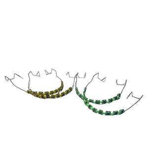 Nuovi Prodotti: Mini Apparecchi Ortodontici Regolabili in Acciaio Inossidabile, <span class=keywords><strong>Brackets</strong></span> Dentali alla Moda per Decorazione - Product Image 3