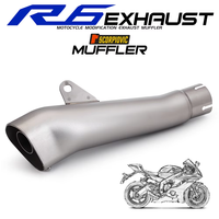 Nouvel échappement de moto en fibre de carbone et acier inoxydable pour R1200GS Torch Escape Muffler Bleu