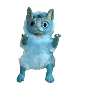 Little Red Book Same Bastet Meilleures Créatures Fantastiques Poupée en Peluche Courte Animaux Divinités Orientales Chat Pafaro Égyptien 25cm Assis - Product Image 5